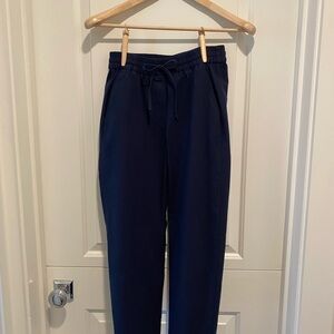 J. Crew Women’s Navy Blue Linen-Cotton Pants